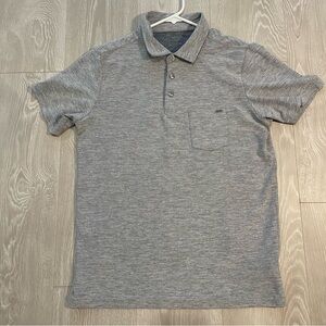 Vuori Gray Polo Shirt, fits like medium